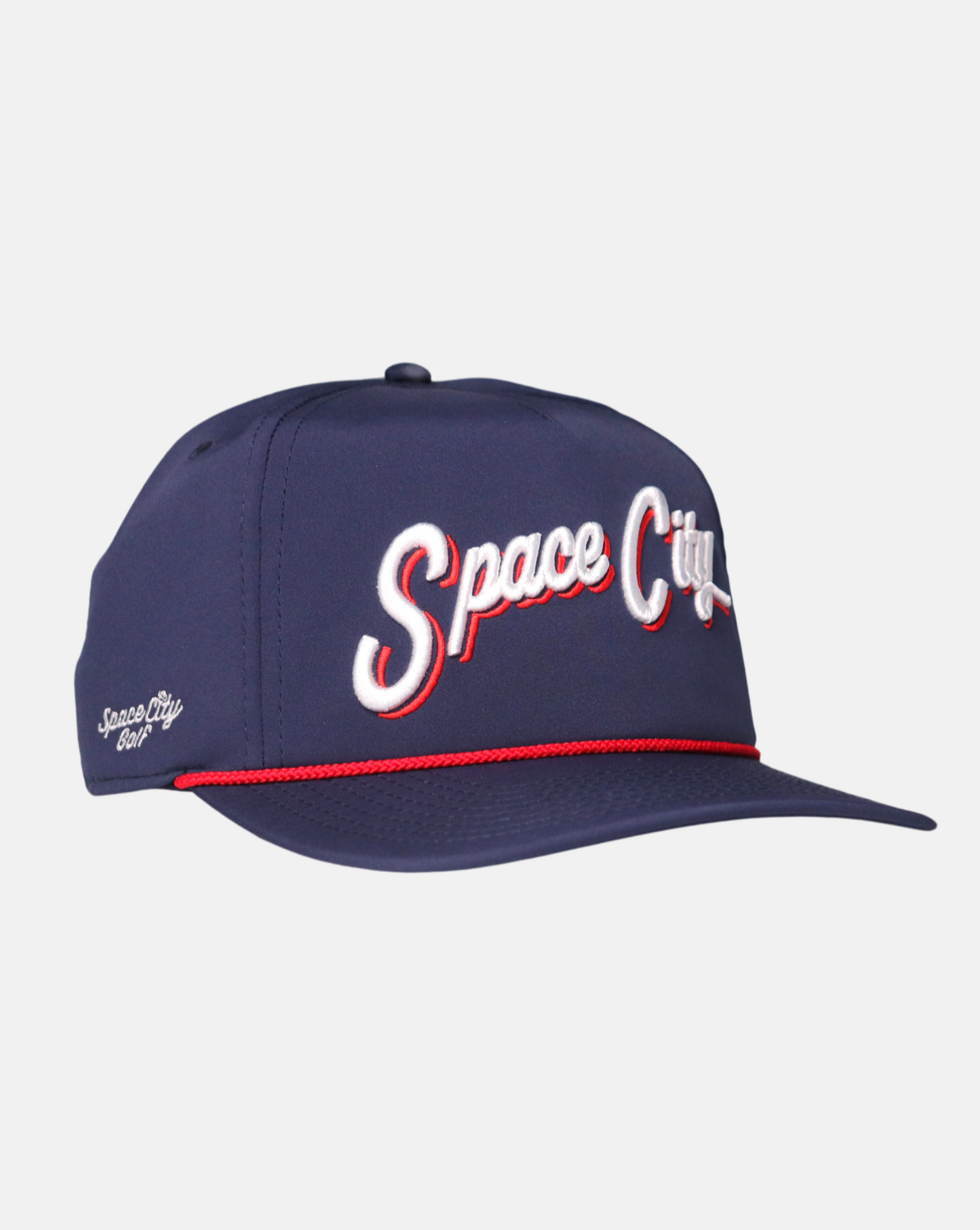 Space City Golf Bulls Script Performance Rope Hat