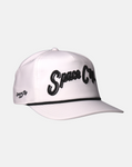 Space City Golf White Script Performance Rope Hat