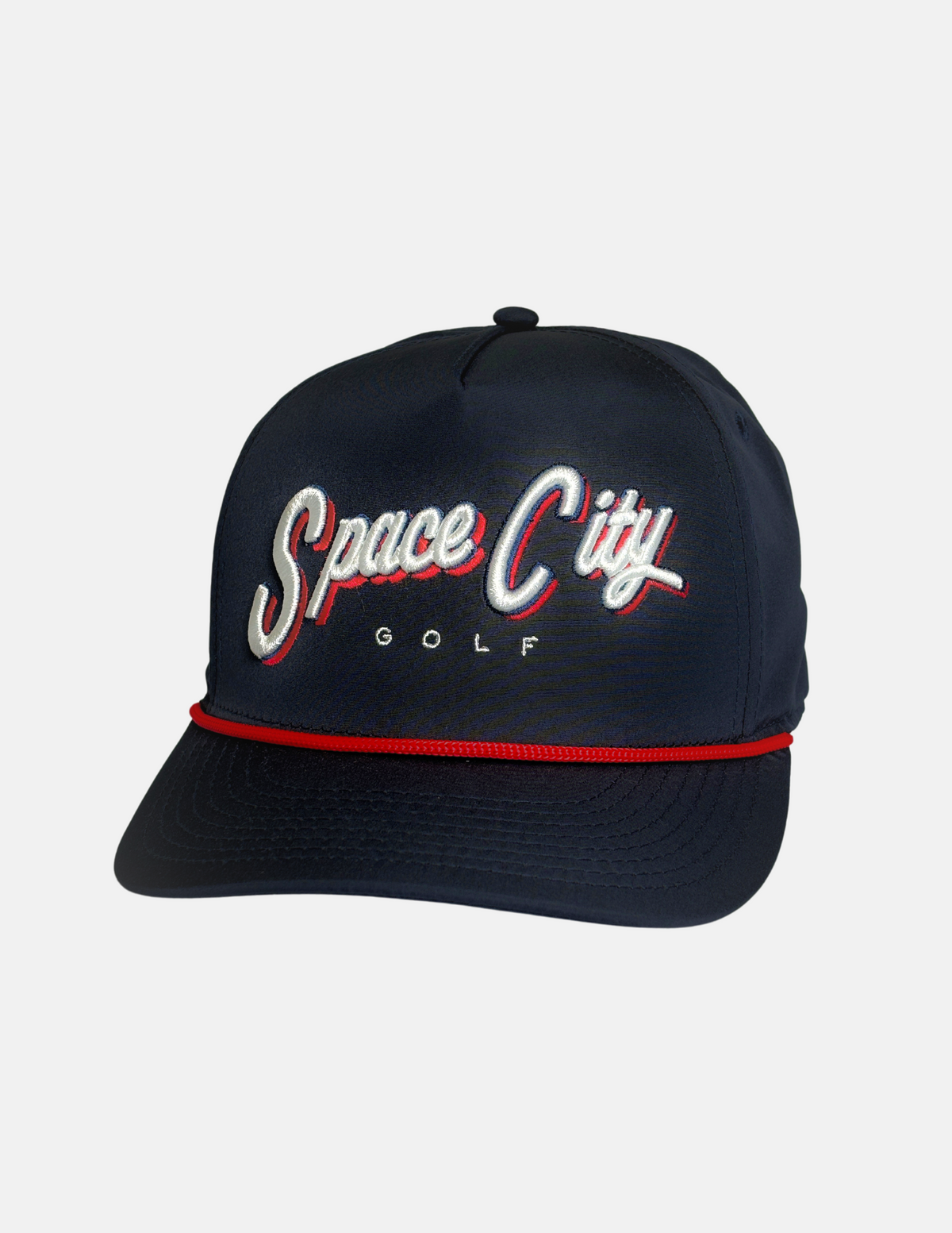 Space City Golf Hat-Navy_Red