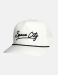 Space City Script - White