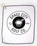 Space City Golf Co White Waffle Towel